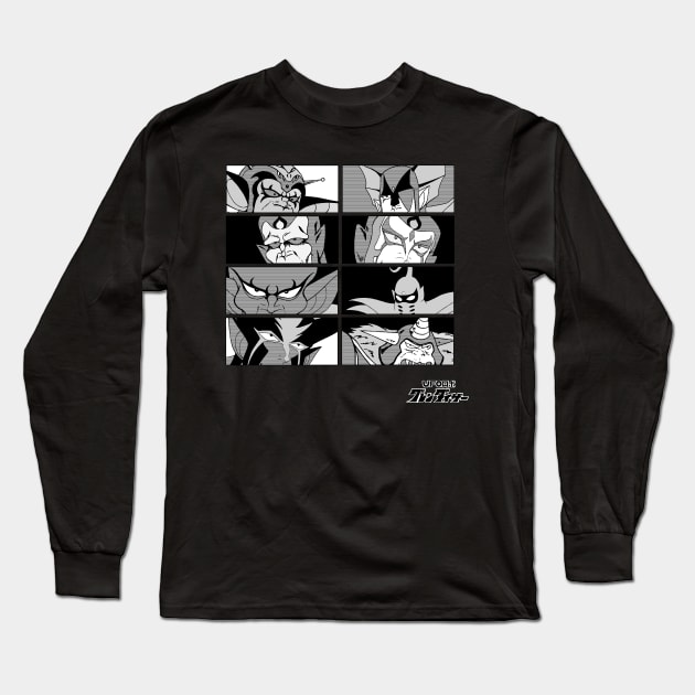 Grendizer bad guys Long Sleeve T-Shirt by Aoianime